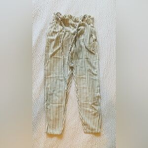 BILLABONG BRAIDED TIE RUFFLE  PANTS SMALL